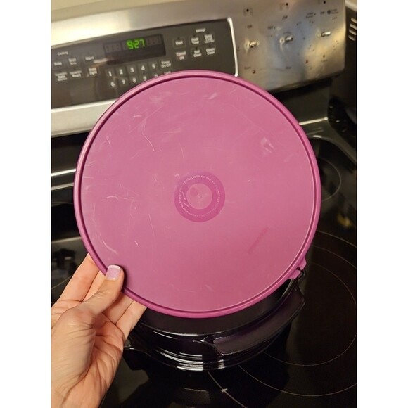 Tupperware Microwave Stack Cooker Starter Set New Purple - Picture 8 of 12